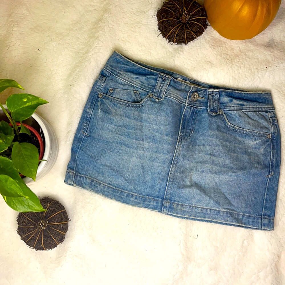 Jean Mini Skirt